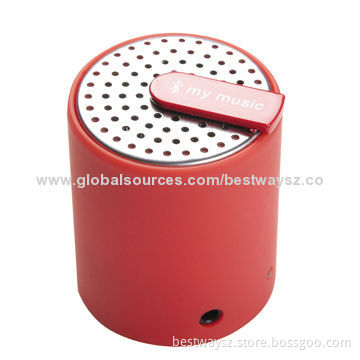 Bluetooth Speaker, 2W RMS, 250mAh 1-2-hour Battery Capacity